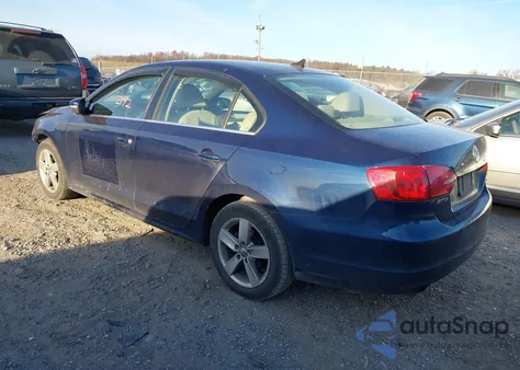 2012 Volkswagen Jetta 2.0L Tdi из США, поврежденный, VIN 3VWLL7AJ3CM368871